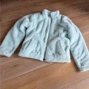 Cozy Kids Fleece Reversible Jacket - Soft blue